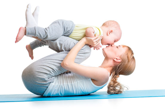 Our Baby & Me Program is a parent-assisted class that is designed to allow babies to explore the gym, feel the equipment, acclimate to the gym space and provides opportunities for social interaction. Music, games, body positions